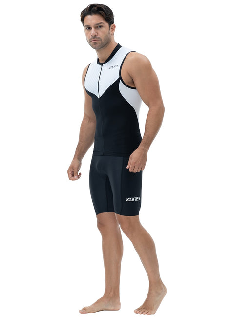 Zone 3 Men's Lava Long Distance Sleeveless Tri Top