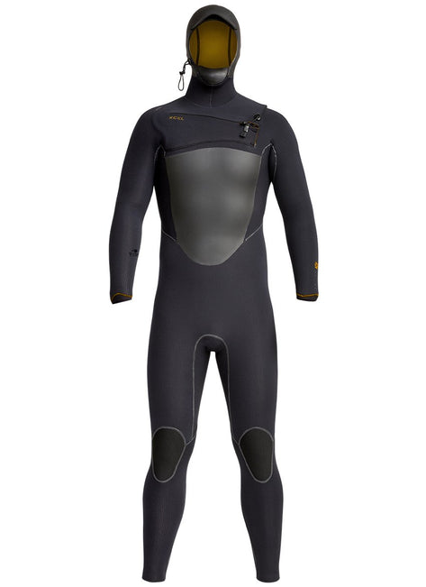Xcel Men's 5/4mm Drylock X Hooded Front Zip Fullsuit Wetsuit