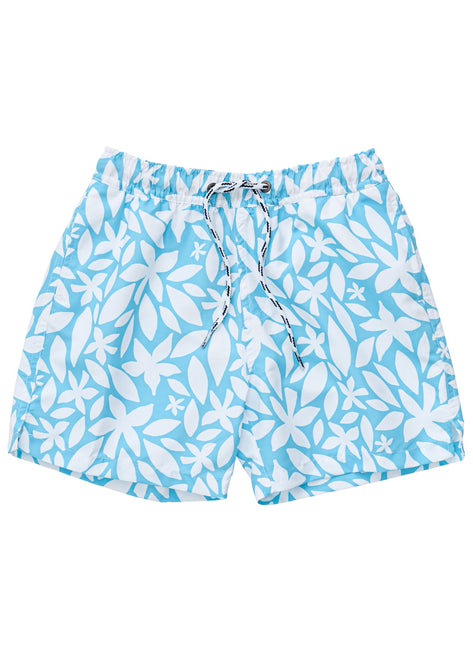 Snapper Rock Boys' Aqua Bloom Volley Board Short (Toddler, Little Kid, Big Kid)