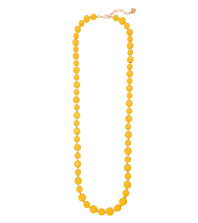Zenzii Chunky Matte Beaded Long Necklace