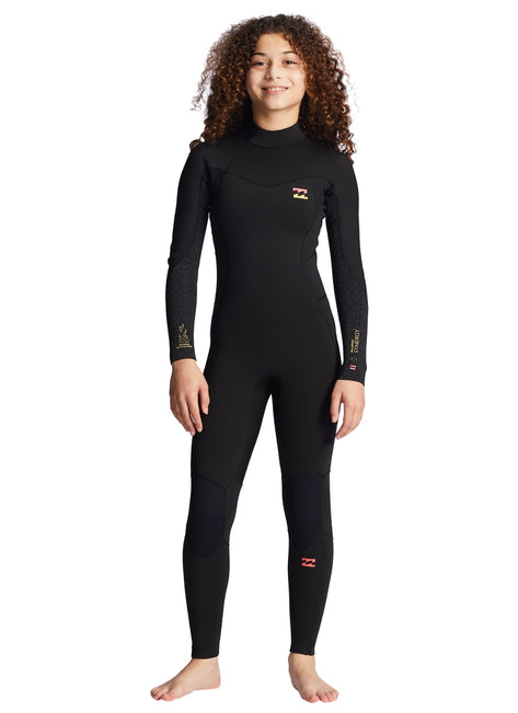 Billabong Youth 4/3mm Synergy GBS Back Zip Fullsuit Wetsuit