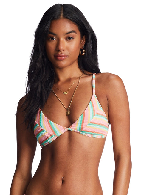 Billabong Women's Island Glow Tanlines Charlie Bikini Top