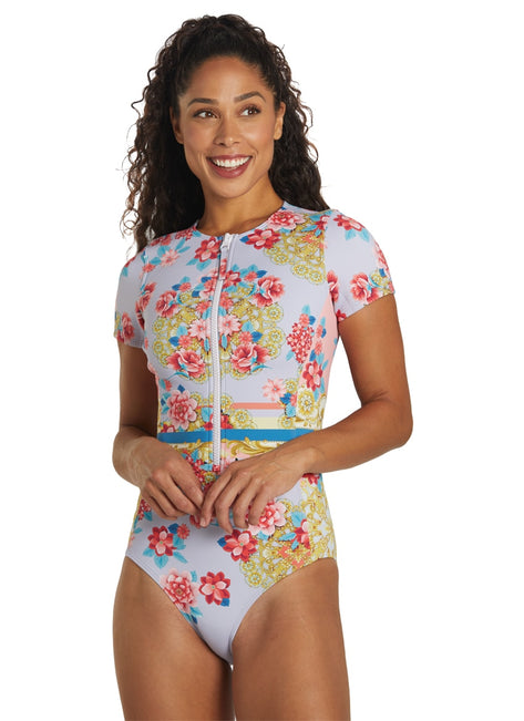 Johnny Was Women's Japer Neoprene One Piece Swimsuit