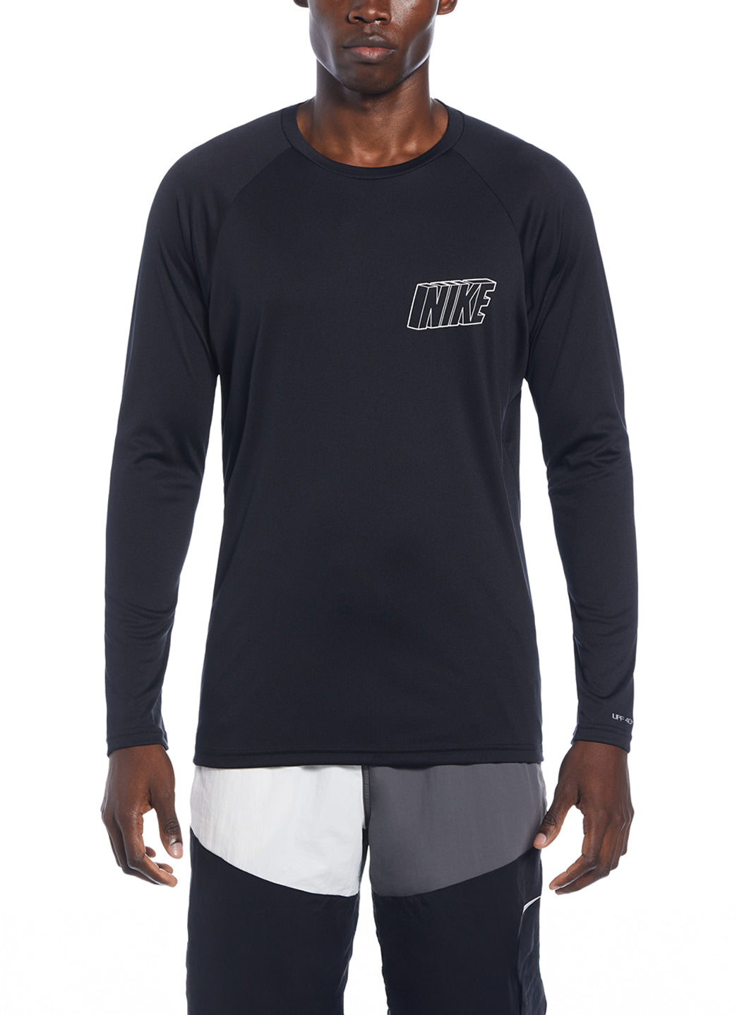 nike men's long sleeve swim shirt