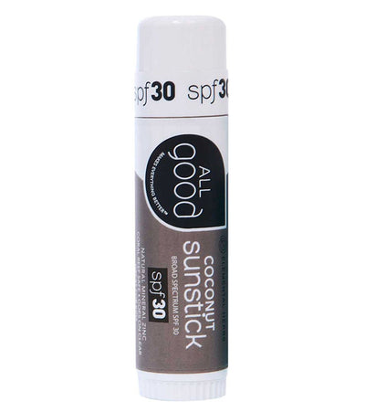 All Good SPF 30 Zinc Coconut Sunstick .6oz