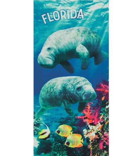 A to Z Towels Florida Manatees Beach Towel 30