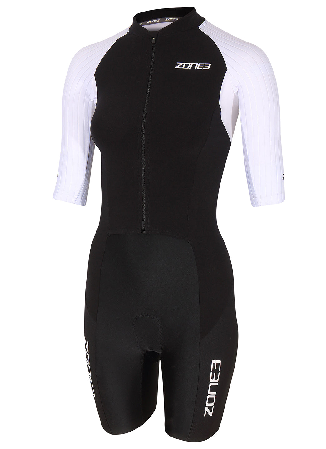 Zone3 Women's Lava Long Distance Full Zip Short Sleeve Trisuit at
