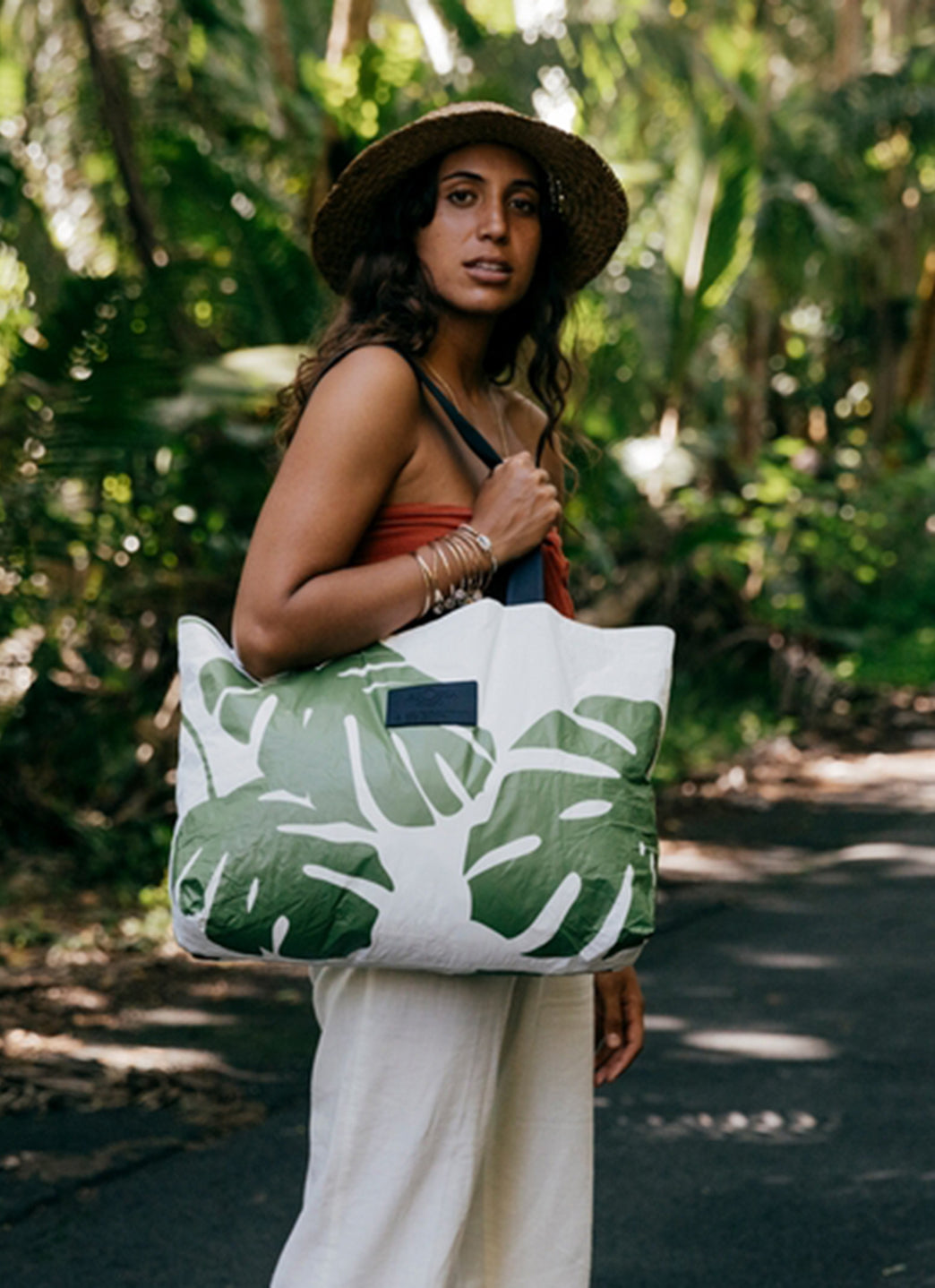ALOHA Monstera Holo Holo Beach Tote at SwimOutlet.com