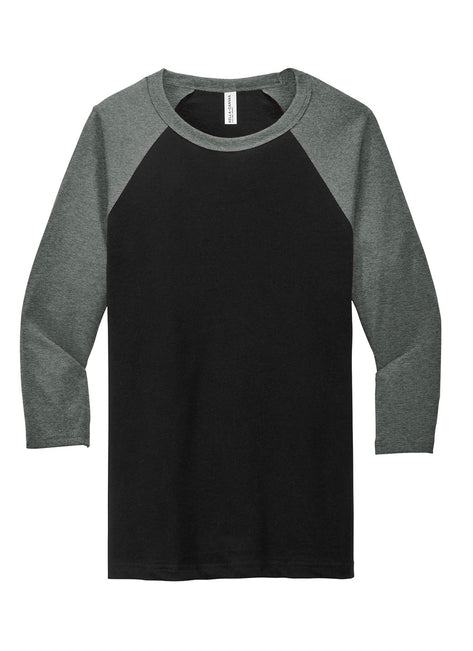 Bella + Canvas Unisex 3/4-Sleeve Baseball T-Shirt