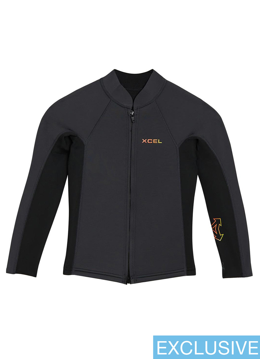 Xcel Youth Axis Long Sleeve 2/1MM Front Zip Jacket at SwimOutlet.com