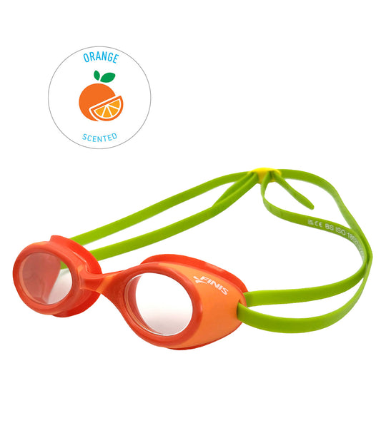 orange swim goggles FINIS Kids' Fruit Basket Goggle at SwimOutlet.com