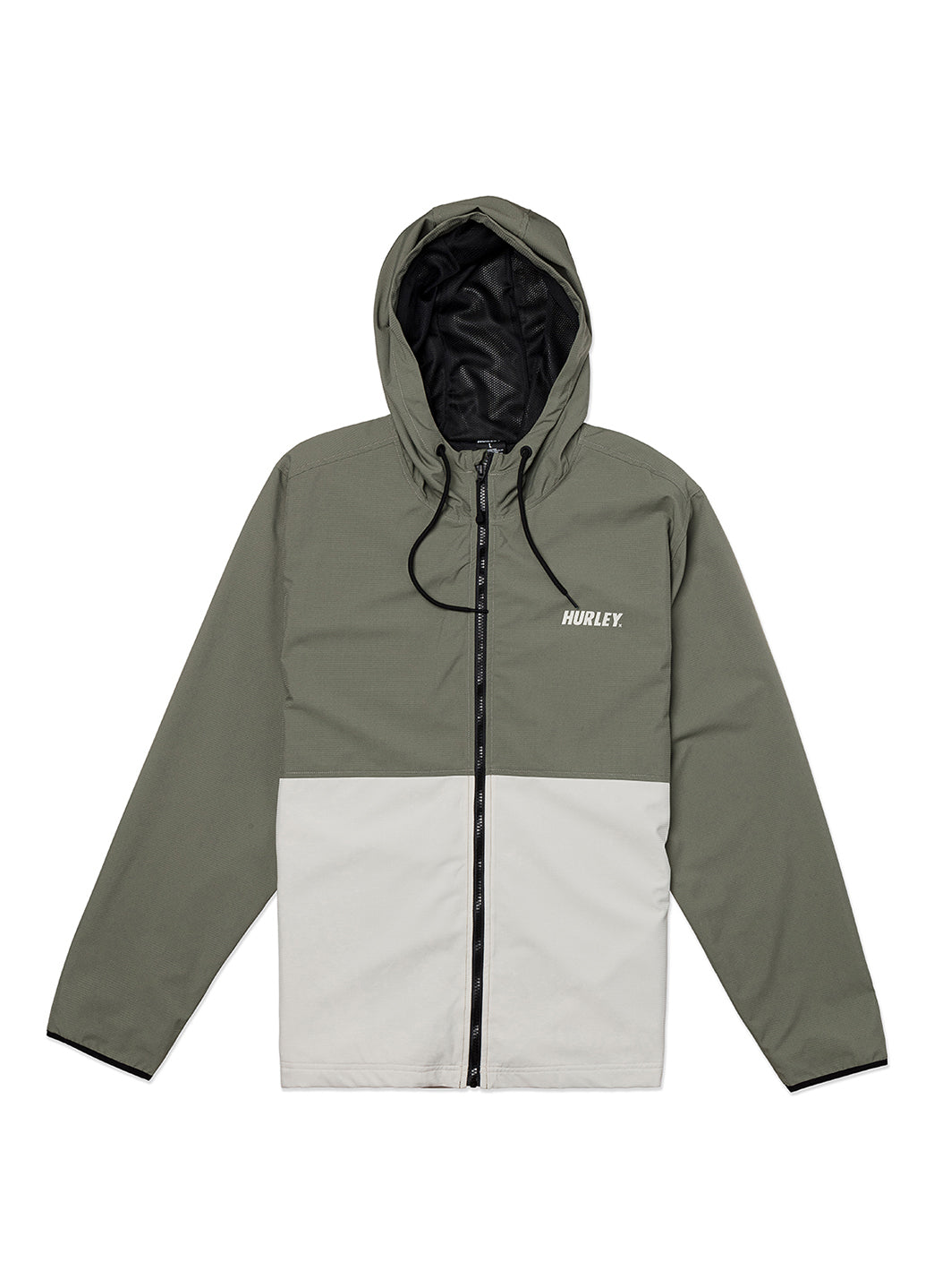 Hurley Men's Pismo Full Zip Windbreaker Jacket at SwimOutlet.com