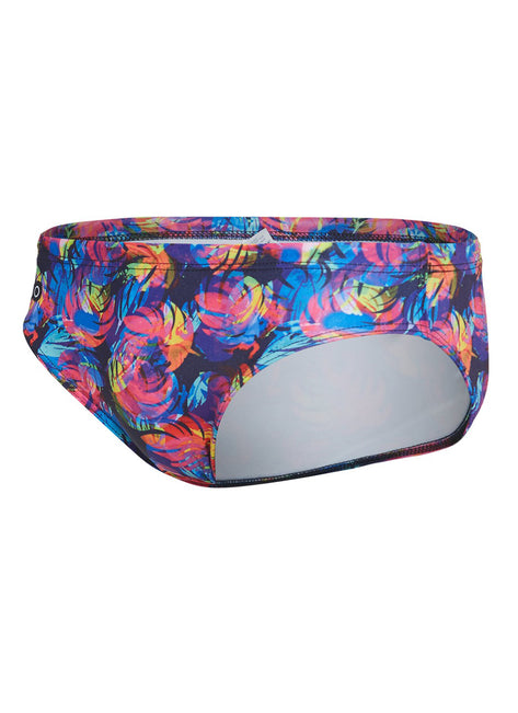 Turbo Men's Multi Color Palm Water Polo Brief