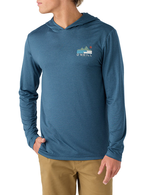 O'Neill Men's Traveler UPF Pullover Hooded Long Sleeve Surf Shirt