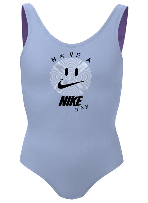 Nike Girls' Multi Logo U Back One Piece Swimsuit (Big Kid)
