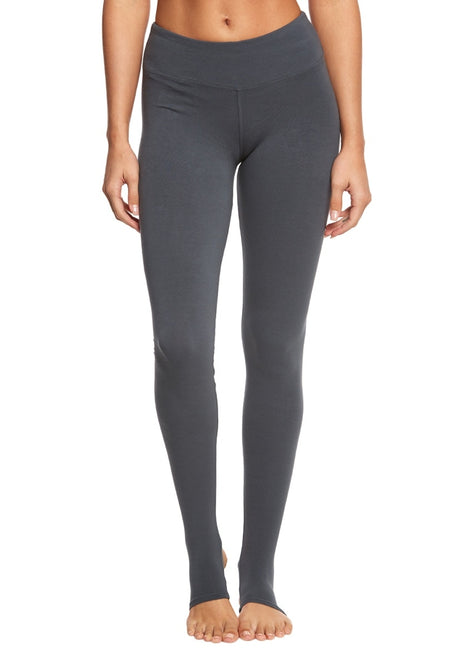 Hard Tail Flat Waist Cotton Stirrup Legging