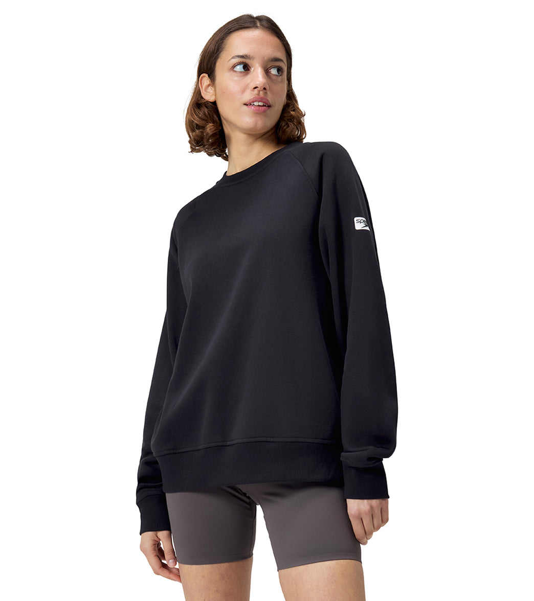 Speedo Sweatshirt Crew Neck Pull Over Warm Up Felpa Girocollo, 2024 Team Navy, 3X-Small Unisex-Adulto