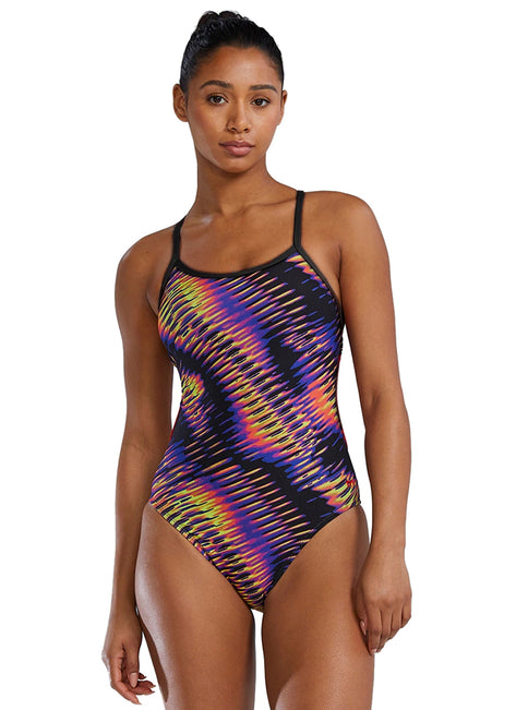 TYR Women's Evolved Crosscut Tieback One Piece Swimsuit