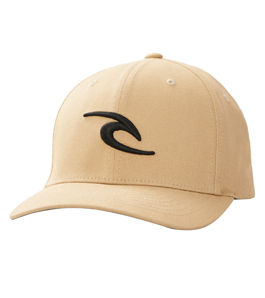 Rip Curl Tepan Flexfit Cappello Uomo - Misto Cotone Elasticizzato, Profilo Medio, Visiera Curva