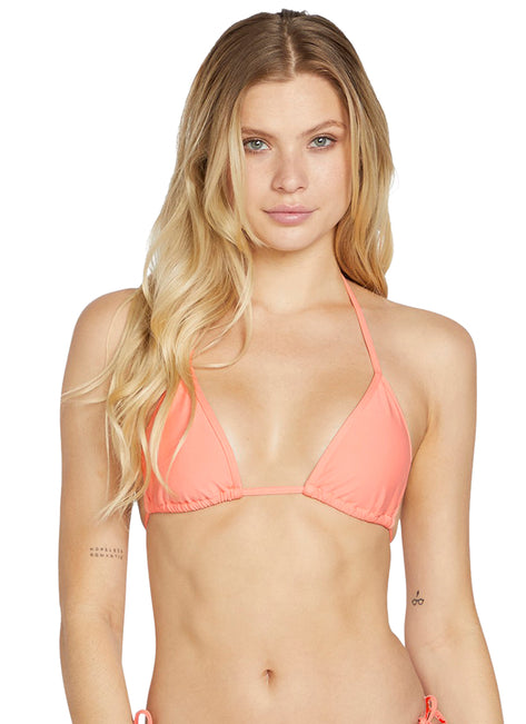 Volcom Women's Simply Seamless Triangle Bikini Top