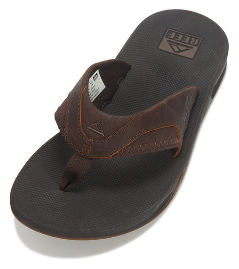 Reef Men's Leather Fanning Flip Flop