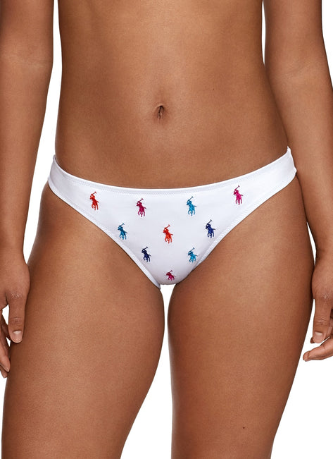 Polo Ralph Lauren Women's Logo Icons Devin Hipster Bikini Bottom