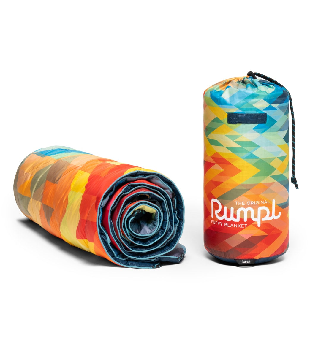 Couverture RUMPL ORIGINAL PUFFY Imprimé Champs De Marguerites + Serviette