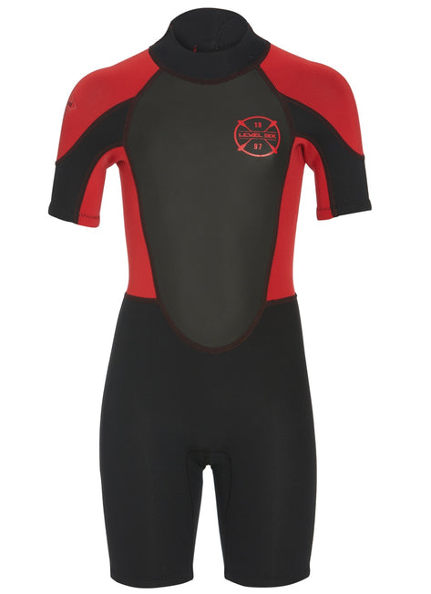 Level Six Youth 2.5mm Shorty Neoprene Wetsuit