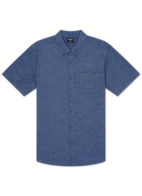 Hurley Men's One And Only Stretch Short Sleeve Button-Up Shirt