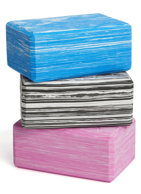 Everyday Yoga 4 Inch Marbled Foam Yoga Block