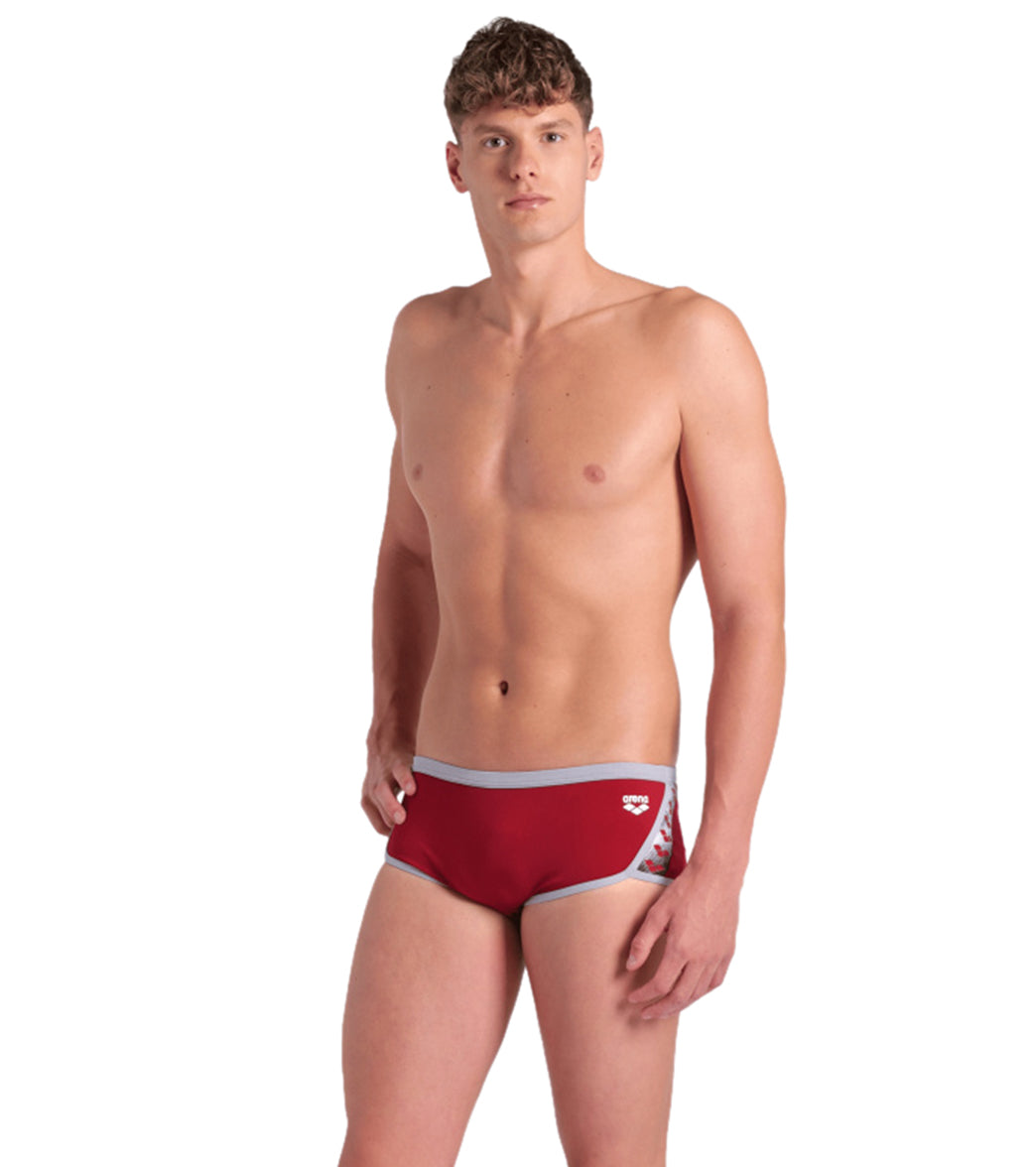 Arena Men's Icons Solid Low Waist Square Leg Swimsuit at