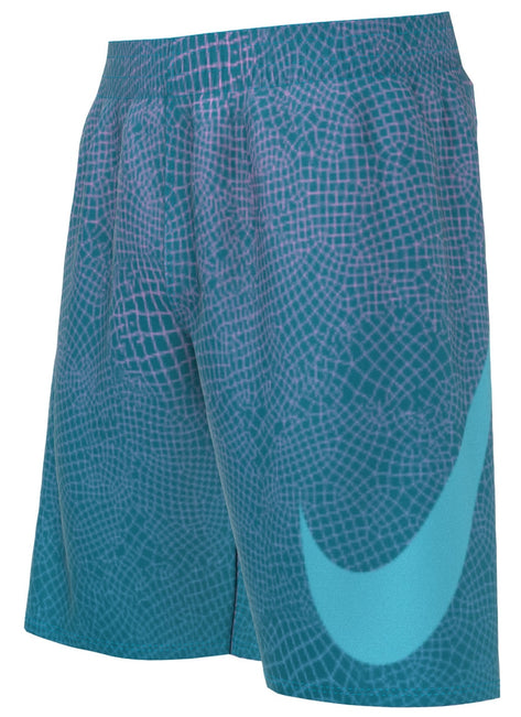 Nike Boys' Grid Swoosh Swim Trunks (Big Kid)