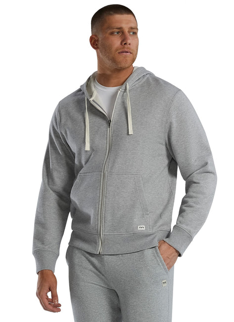 TYR Men's Ultrasoft Heavyweight Terry Full Zip Hoodie