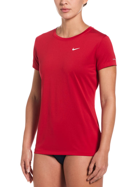 Nike Women's Essential Hydro Short Sleeve Swim  Shirt