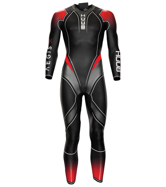 HUUB Aegis X 3:5 ウェットスーツ ロング 8651576443048-blackred-1a_x600