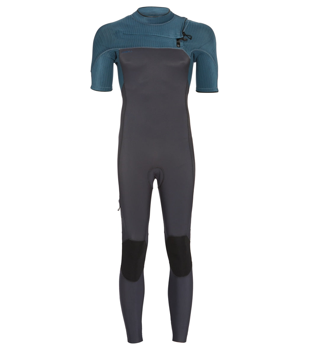 O'Neill Men's Hyperfreak 2MM Chest Zip Short Sleeve Fullsuit at