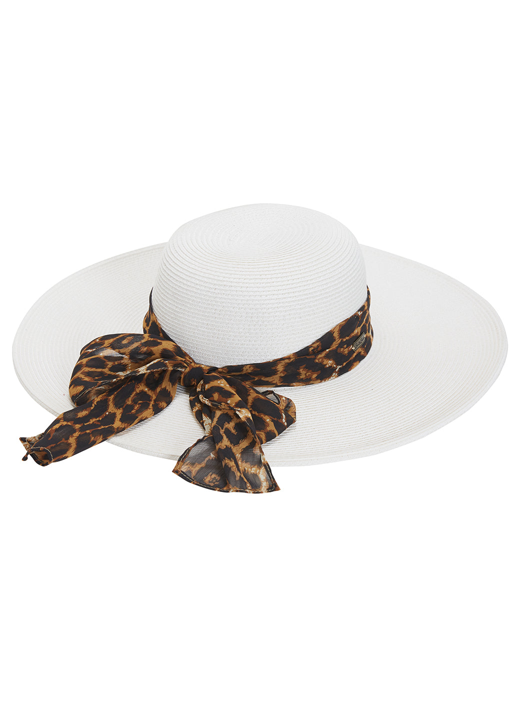 Sun N Sand Ambrosia Animal Scarf Straw Hat at SwimOutlet.com