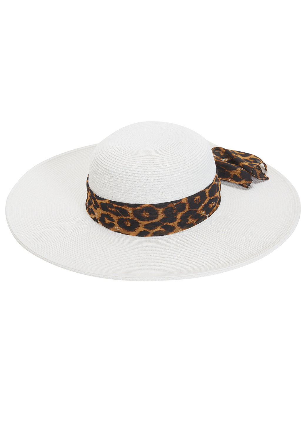 Sun N Sand Ambrosia Animal Scarf Straw Hat at SwimOutlet.com