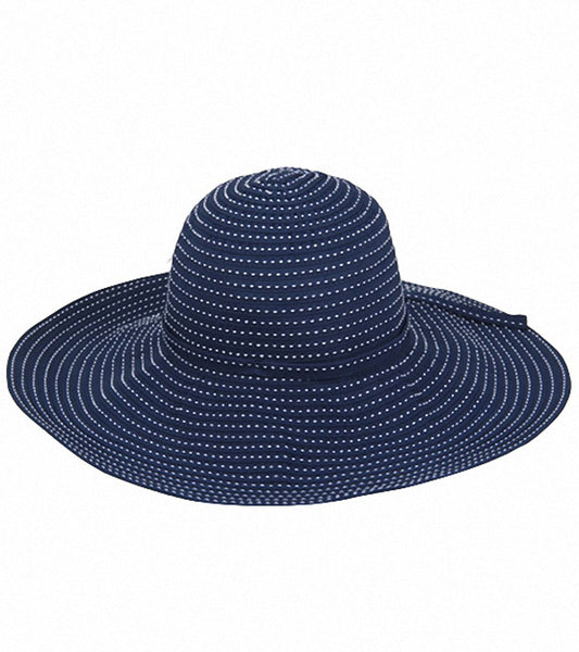 Sun N Sand Tuscany Ribbon W/ White Stitching Sun Hat at 