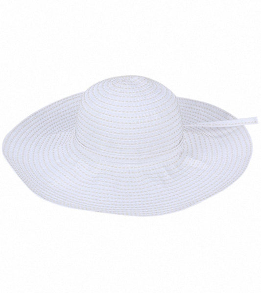 Sun N\' Sand Tuscany Ribbon with White Stitching Sun ☀️ Hat ? headwear beach ?️ Sun N Sand Tuscany Ribbon W/ White Stitching Sun Hat at  main image 3