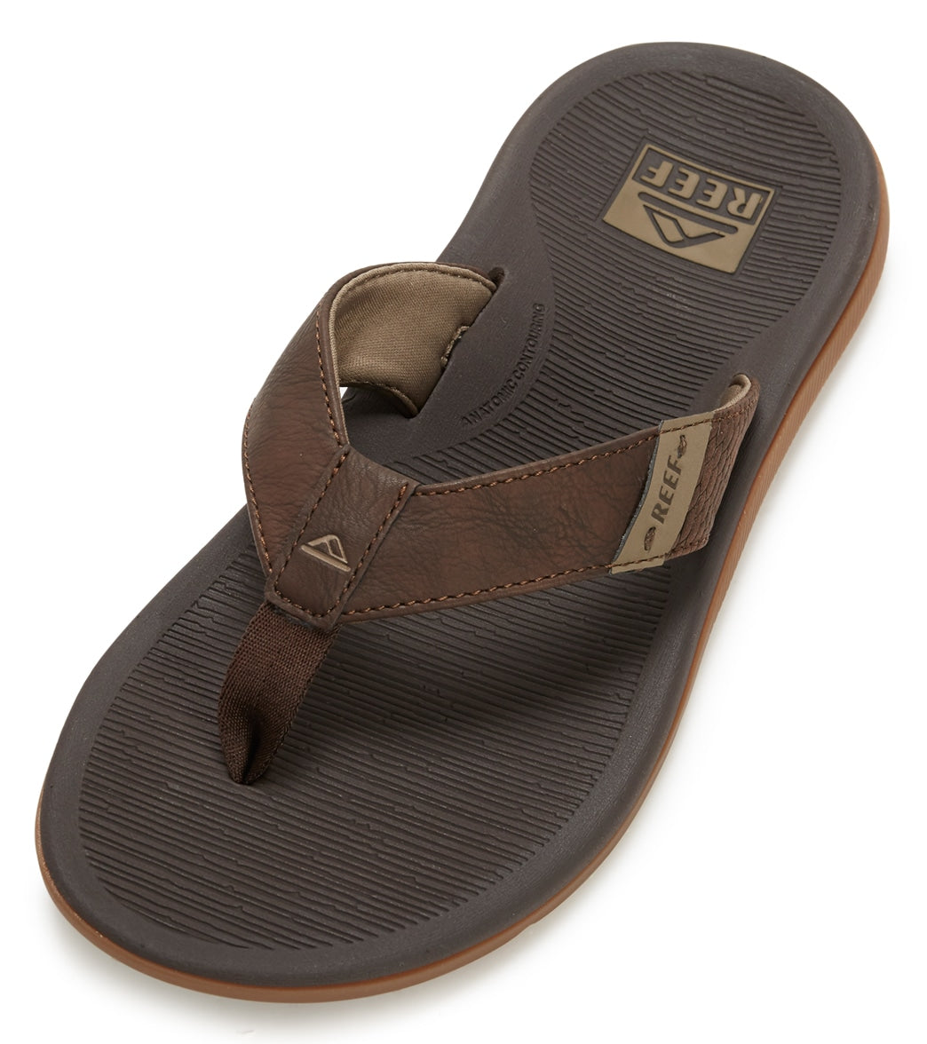 REEF Mens’s Santa Ana Flip-Flops Sand Brown Sz 13 Men main image 3