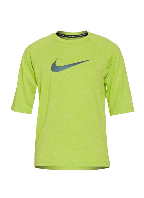 Nike Boys' Heather Short Sleeve Hydro Rashguard (Big Kid)