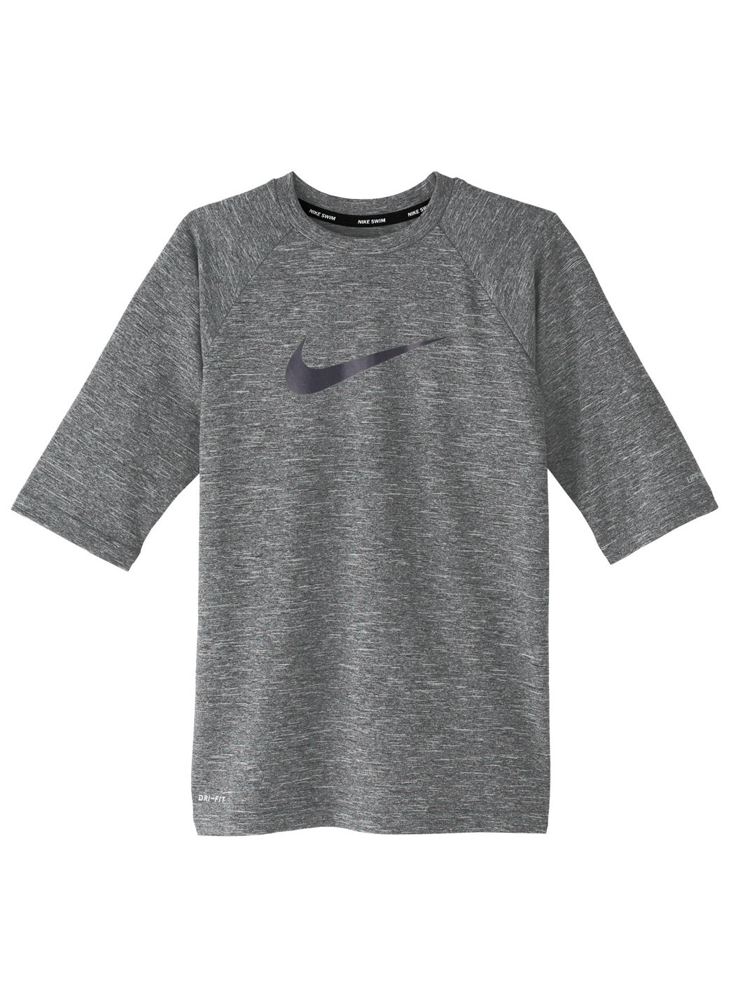 Nike Boys' Heather Short Sleeve Hydro Rashguard (Big Kid) at