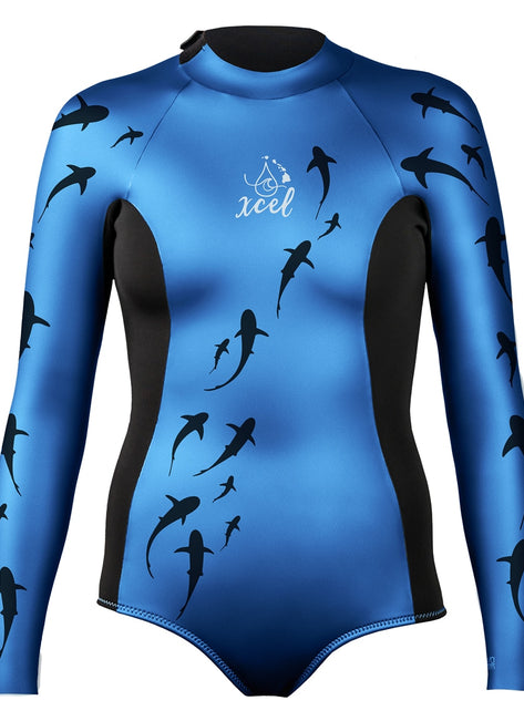 Xcel Women's 2mm Ocean Ramsey Axis Long Sleeve Springsuit Wetsuit
