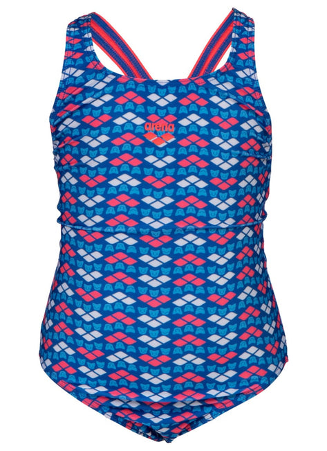 Arena Girls' Arena Friends Pro Back One Piece Swimsuit (Toddler, Little Kid)