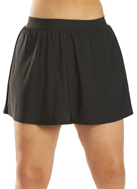 Miraclesuit Plus Size Solid Swim Skirt