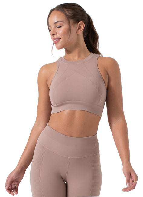 NUX One By One Seamless Yoga Crop Top