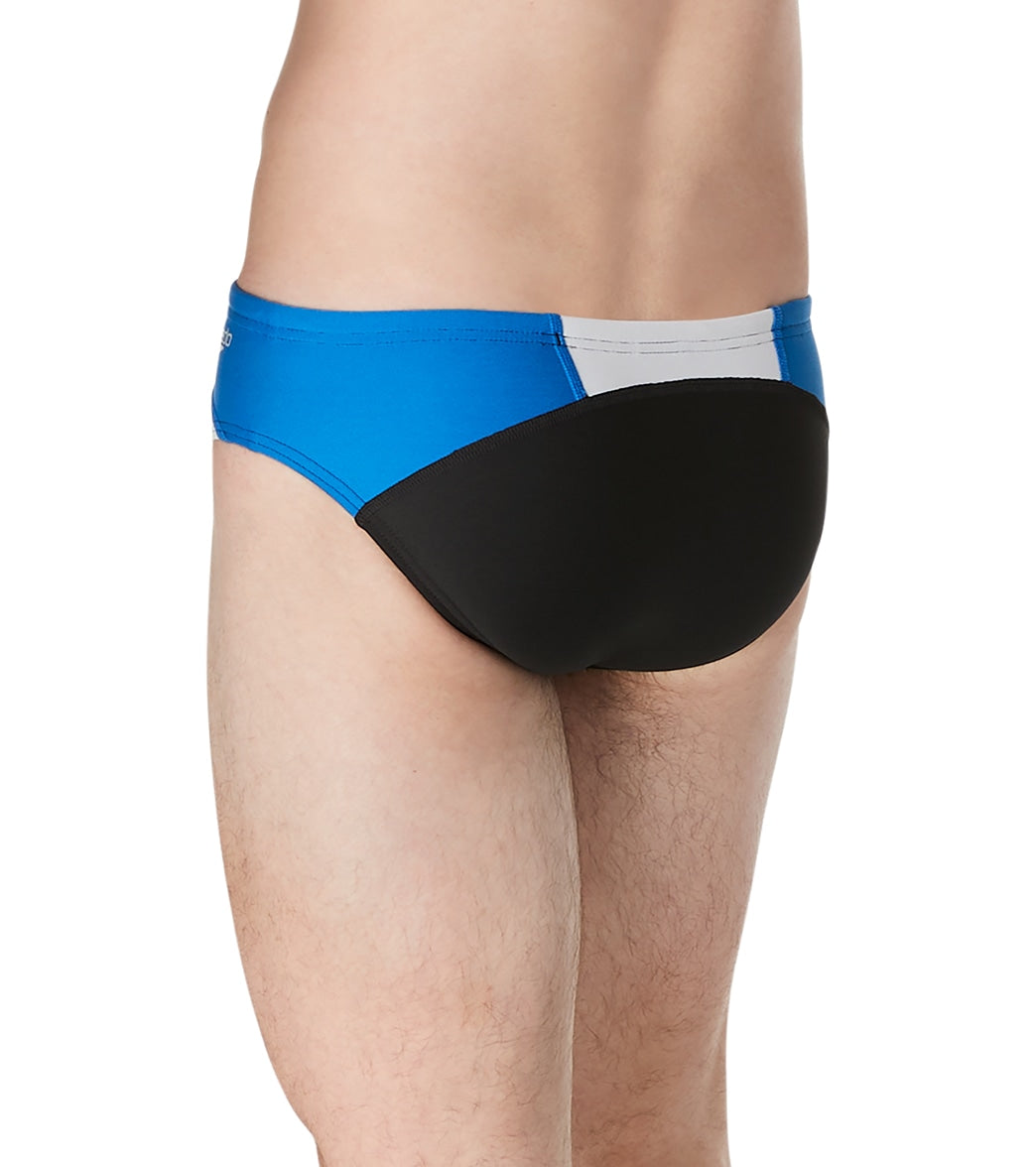 Speedo Vibe Men's Dual Colorblock One Brief Swimsuit at SwimOutlet.com