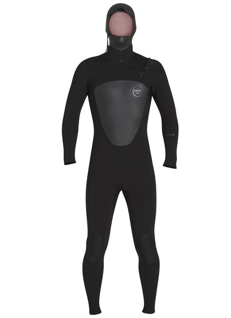 Xcel Men's 5/4mm Axis Front Zip Hooded Fullsuit Wetsuit
