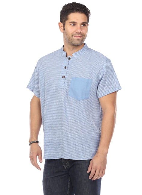 Yak & Yeti Men's Button Up Kurta Shirt